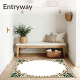 Enchanted Vinework with Flourishing Botanical Arabesques (Brown)