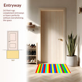 Lively Modern Color Splash Motif(Red)