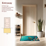 Sea Friends Area Cartoon Ocean Life(Blue)