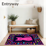 Illuminated Feline Holiday Whimsical Festive Novelty Gift(Pink)