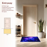 Stellar Cosmic Colorful Motif(Blue)