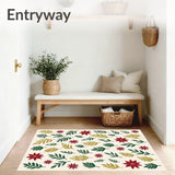 Holiday Botanical Wonderland Entryway Greeting Surface(Red)