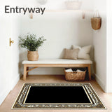 Medallion Tapestry with Ornate Border Design(Gold)