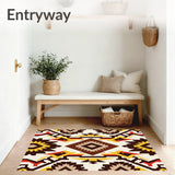 Abstract Scatter with Earthy Tone Aztec Inspired Graphics(Brown)