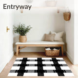 Festive Buffalo Check Tapestry(Black)