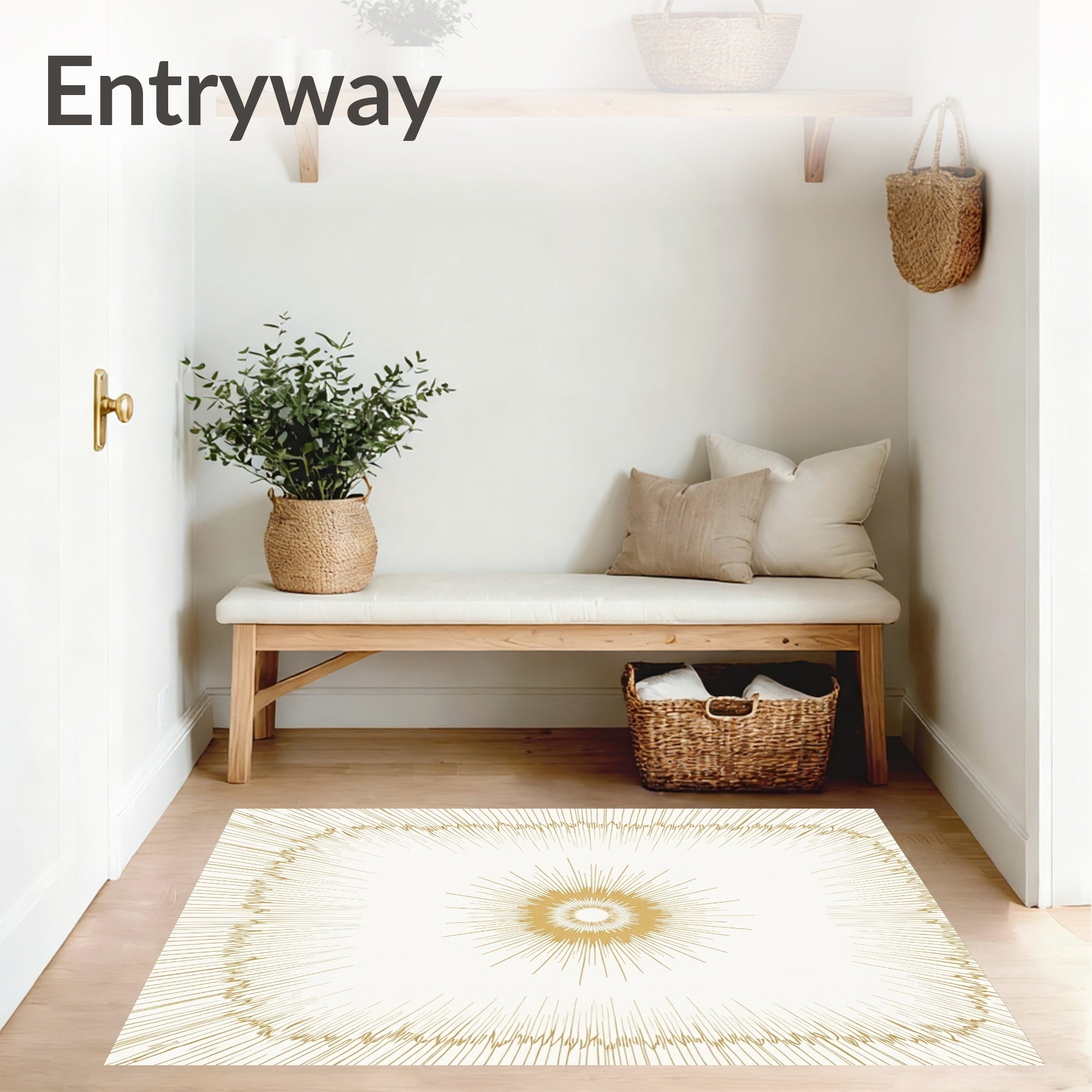 Celestial Interlocking Starburst Artistic (Gold) - ODIKA