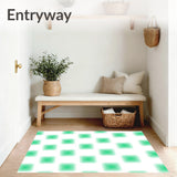 Contemporary Gingham Style with Modern Artistic Flair(Green)