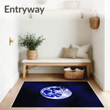 Lunar Eclipse Shag Doormat (Blue)