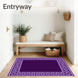 Tile Inspired with Ornate Border Design(Purple)