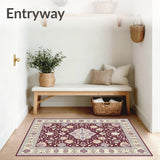 Abstract Red Beige Indoor Area(Red)