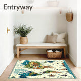 Interactive Global Explorer Play Circle with Continents for Classroom(Green)