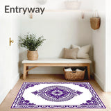 Boho Medallion Ornate Vintage Heirloom Treasure Jewel(Purple)