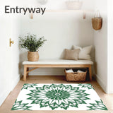 Rosette Collection with Symmetrical Bursts(Green)