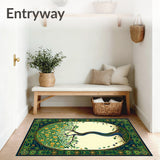 Vibrant Tree of Life Round Rug Diameter(Beige)