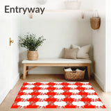 Autumn Crosshatch Buffalo Check Decorative(Red)