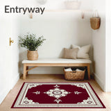 Grand Palace Inspired Ornate Luxurious Decorative Artwork(Red)