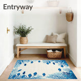 Coastal Reef Inspired Area Bright Colors Fish Beige(Blue)