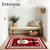 Jolly Santa Claus Welcoming Seasonal Entrance Decoration(Red)