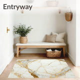 Zenith Beige and Gold Marble Veining Area(White)