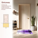 Eclectic Purple and Black Artistry(Purple)