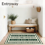 Timeless Parallel Bands Handwoven Welcome Decoration(Green)