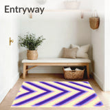 Lavender Ombre Chevron with Gradient Transitions(Purple)