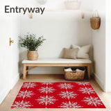 Enchanted Flurry Seasonal Accent Flooring(Red)