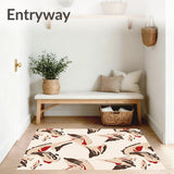 Abstract Brushstroke Contemporary Artistic Minimalist (Beige)