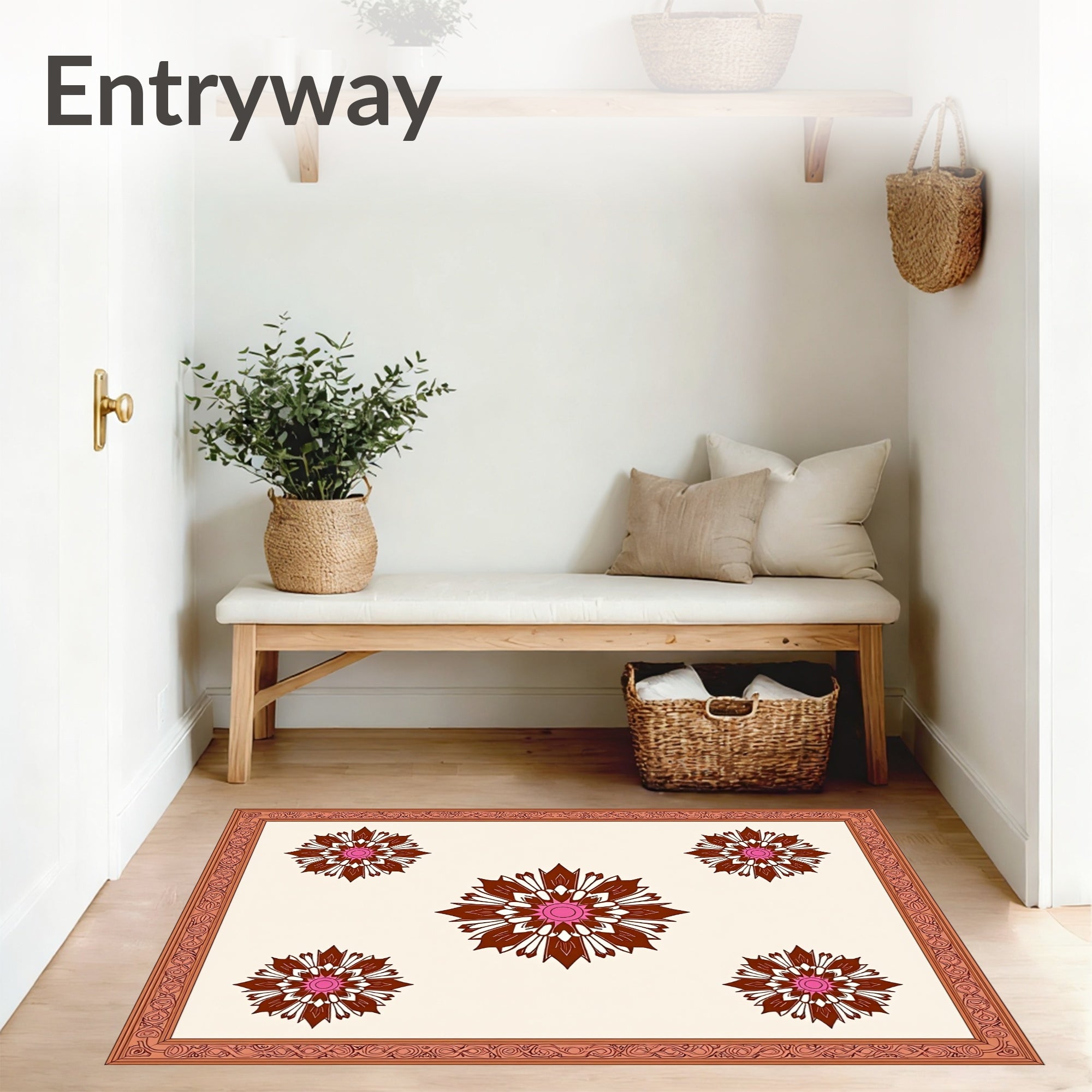 Ababuo Elegant Mosaic Trellis Framework (Brown) - ODIKA