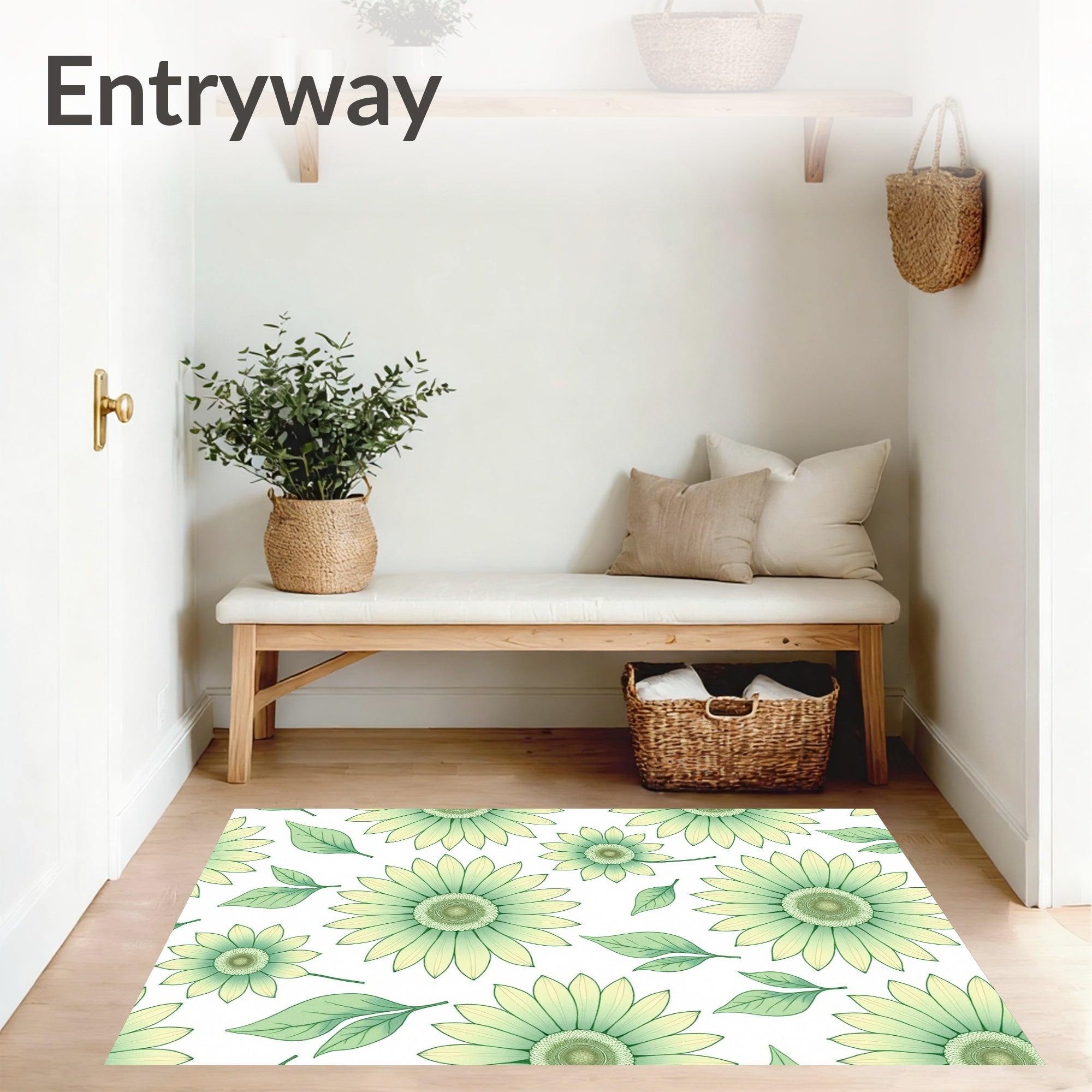 Whimsical Garden Dreamy Ethereal Delicate Artistic (White) - ODIKA