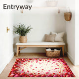 Confetti Design Entry Valentine Day Porch (Red)