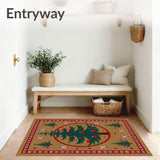 Festive Evergreen Xmas Tree Decorative Floor(Brown)