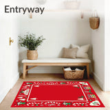 Joyful North Pole Express Hallway Pathway Adornment(Red)