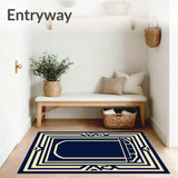 Architectural Lattice Symphony Grid(Blue)