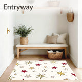 Yuletide Constellation Celestial Holiday Floor(White)