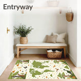 Light Beige Educational with Prehistoric Dinosaur Art and Earth Map Graphics(Green)