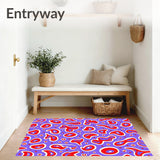 Abstract Whirlwind Swirl Motif with Dynamic Festal Accents(Purple)