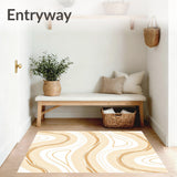 Ethereal Swirl Dreamy Landscape Contemporary Visualization(Beige)