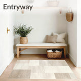 Beige Stone Inspired Area Quick Dry Elegance for Your Floor(Beige)