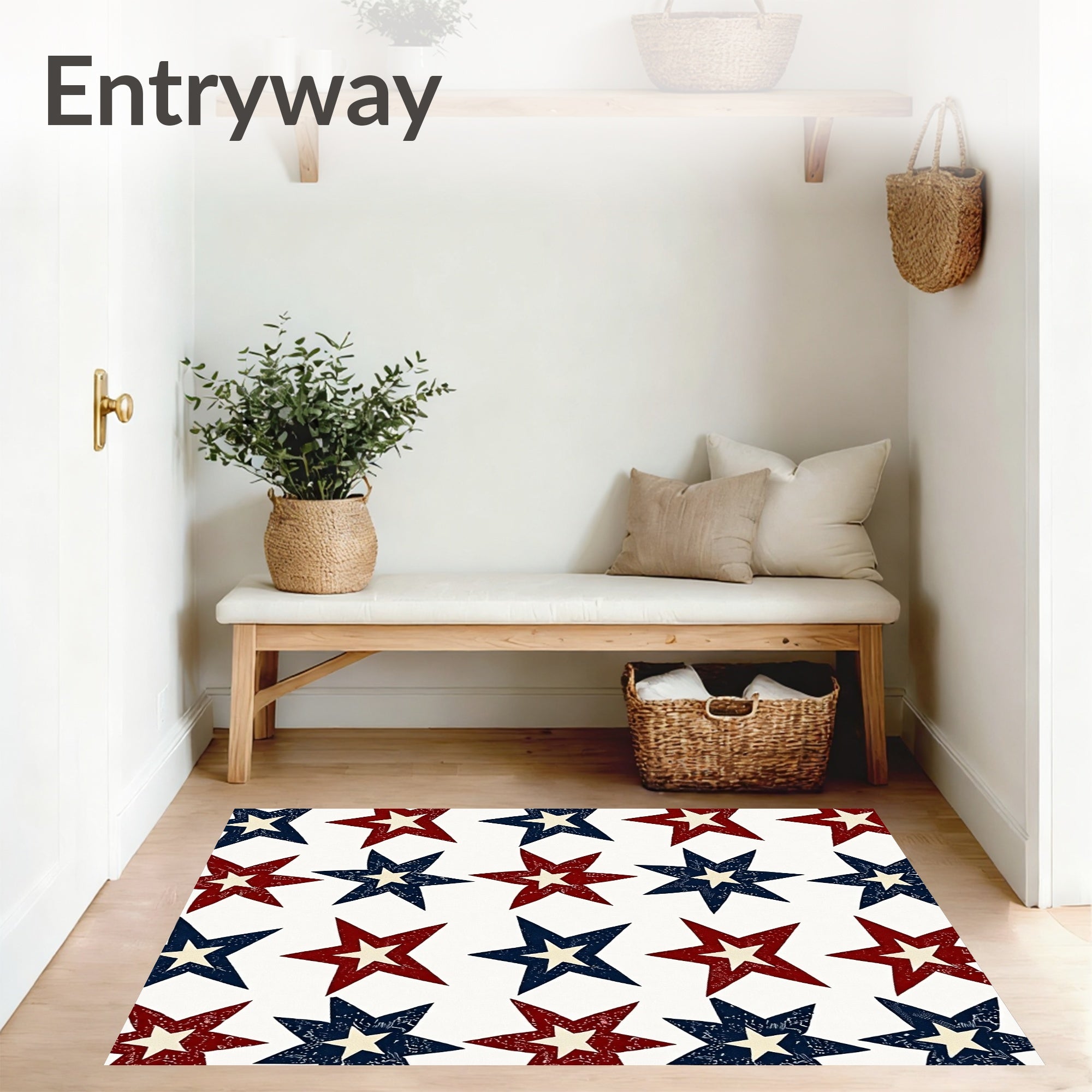 Heritage Stars And Stripes Distressed (Red) - ODIKA