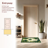 Rustic Palm Leaf Aesthetic(Green)