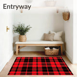 Holiday Tartan Crosshatch Cabin Festive Winter(Red)