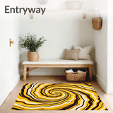 Sophisticated Marbled Vortex Decorative (Yellow)
