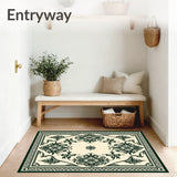 Vintage Damask Scroll Anti Slip (Beige)