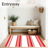 Festive Cane Inspired Horizontal Stripes(Red)