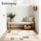 Beige Abstract Geometric Lines(Beige)