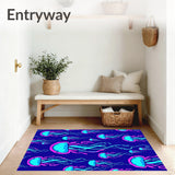 Jellyfish Wonderland Tapestry(Purple)