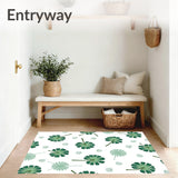 Exotic Monstera Frond Elegant Botanical Illustration Arrangement(Green)