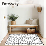 Modern Lattice Entrance Statement (Black)