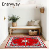 Boho Ornament Motifs with Festive Flourishes(Red)